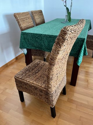 2 Sillas de Ratan Comedor