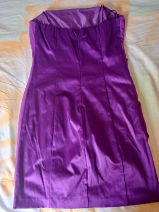 Vestido de fiesta morado