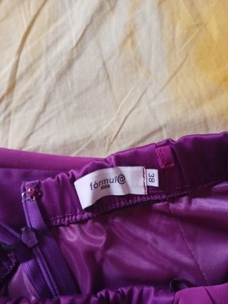 Vestido de fiesta morado