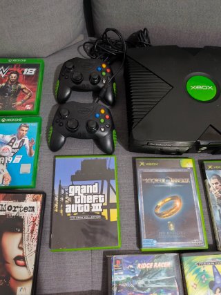 Lote Xbox Clásica + Juegos y Accesorios leer bien