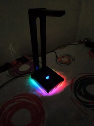 Soporte auriculares havit Razer Chroma gaming rgb