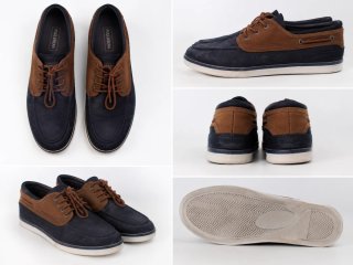 Zapatillas Pull&Bear azul y marrón