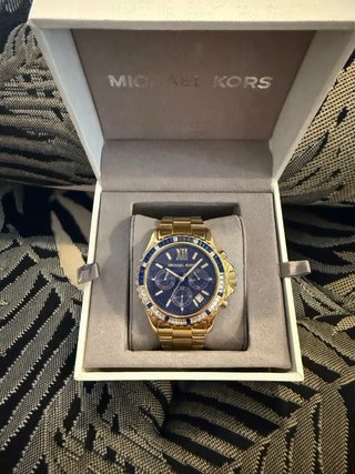 Reloj Michael Kors Mujer Azul y Dorado