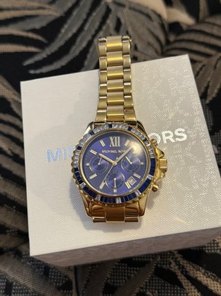Reloj Michael Kors Mujer Azul y Dorado