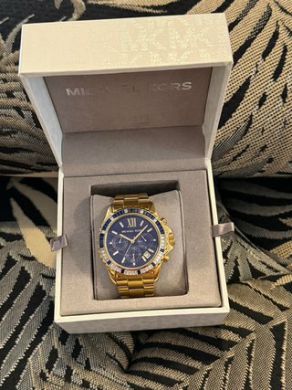 Reloj Michael Kors Mujer Azul y Dorado
