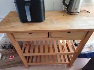 Carrito Auxiliar Cocina Ikea Madera. FÖRHÖJA