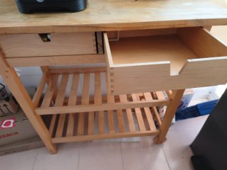 Carrito Auxiliar Cocina Ikea Madera. FÖRHÖJA