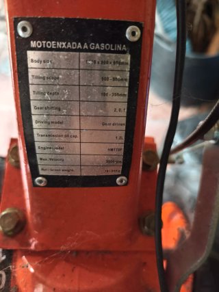 Motoazada gasolina