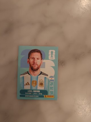 Cromo Leo Messi Mundial 2026 Panini