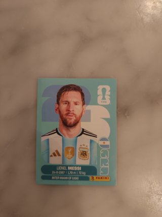 Cromo Leo Messi Mundial 2026 Panini