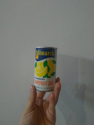 Monarch grapefuit pompelmo lattina anni 70/80