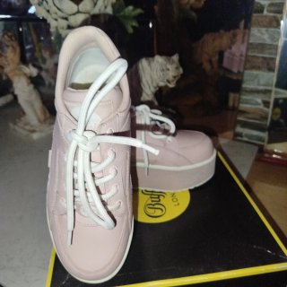 Zapatillas Buffalo plataforma rosas