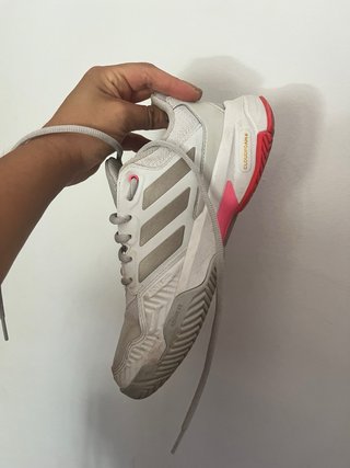 Zapatillas Adidas Padel/Tenis Blancas y Rojas