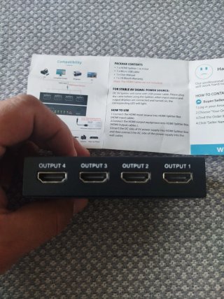 Divisor HDMI 1x4 UHD 4Kx2K 3D