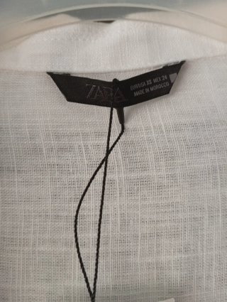 Casaca Zara Blanca Talla XS