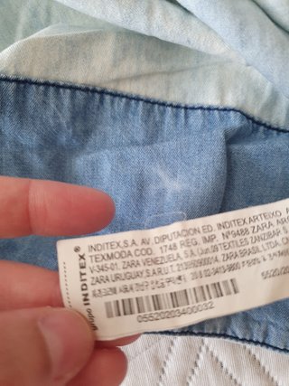 Vestido vaquero Zara mujer