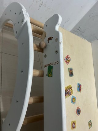 Estructura escalada bebé madera