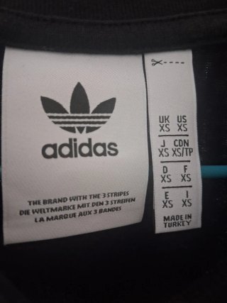 Camiseta Adidas Talla XS Logo Grande