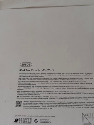 Ipad Pro 13 M5 Wifi 256 Gb nueva