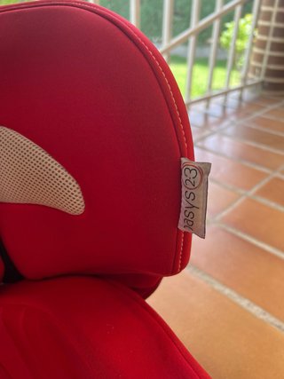 Silla Coche Chicco Oasys 2/3 Isofix Roja