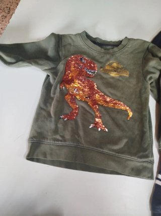 Set Felpa e Pantaloni Dinosauro