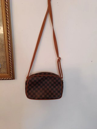 Bolso de señora marrón y negro