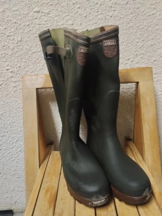 Botas de agua Aigle verdes