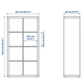 Estantería IKEA KALLAX 147x77 cm