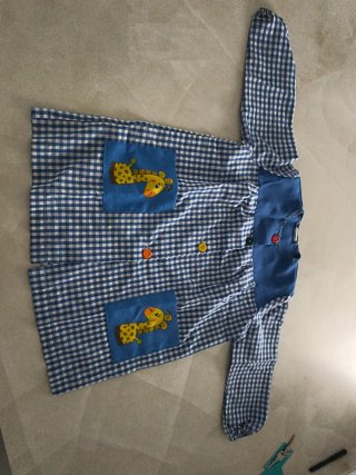 Bata escolar infantil jirafa 4 años