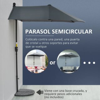 Parasol Terraza 200x190x240 cm con Manivela