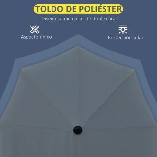 Parasol Terraza 200x190x240 cm con Manivela