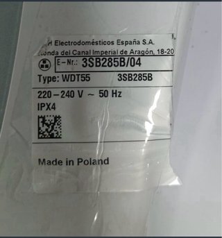 Placa electrónica secadora Balay