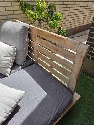 Sofás Palets Exterior + Mesa Auxiliar