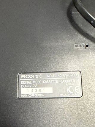 Sony GV-D200E Digital8 Hi8 Video8 PAL