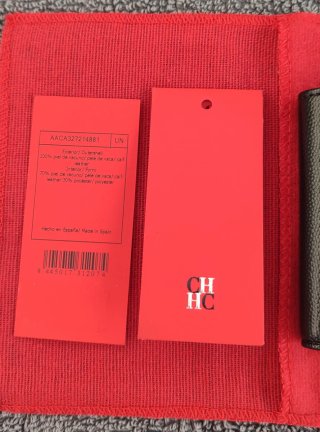 Portafoglio Uomo CH Carolina Herrera Nero Rosseta