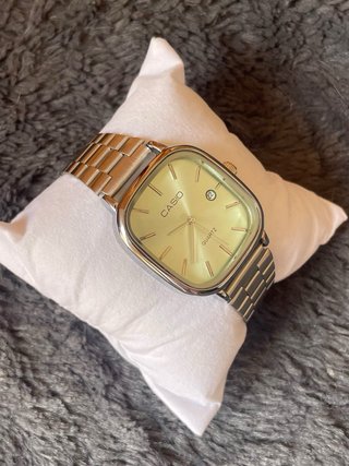 Reloj Casio Vintage Plateado y Verde Menta