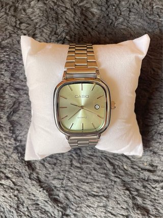 Reloj Casio Vintage Plateado y Verde Menta