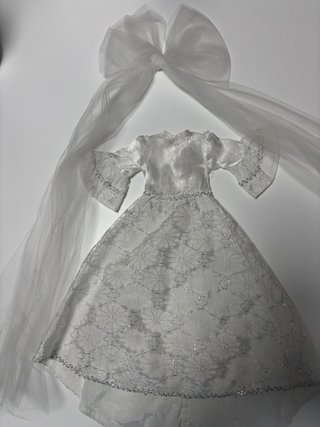 Vestido Nancy años 70 Novia