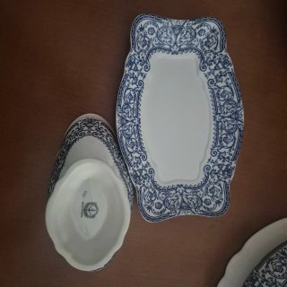 Juego vajilla La Cartuja: sopera, salsera, ensalad