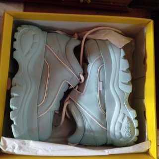 Zapatillas Buffalo plataforma baby blue