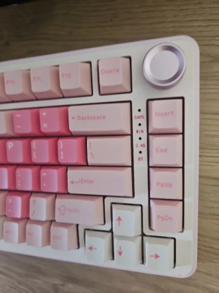 Teclado Mecánico Yunzii B75 Pro Rosa