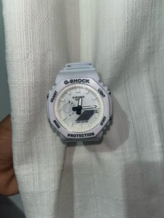 G-Shock Reloj Blanco y Gris
