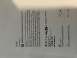 iPad A16 128GB Plata como nuevo