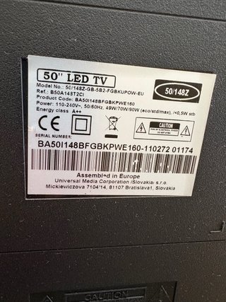 Televisión LED 50” Blaupunkt