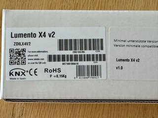 Zennio Lumento X4 v2 Regulador LED 4 Canales