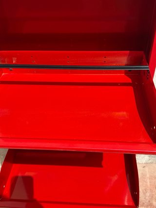 Zapatero metálico rojo La Oca