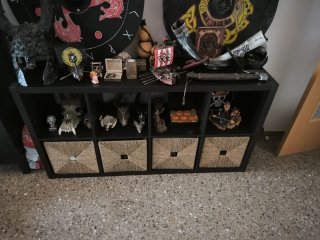 Mueble Kallax Negro Ikea cerca de Terrassa Rambla.