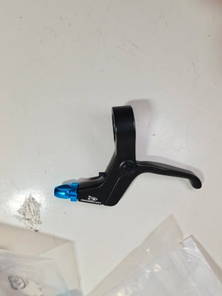 Manetas Freno Bicicleta Aluminio Azul