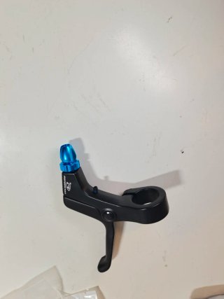 Manetas Freno Bicicleta Aluminio Azul