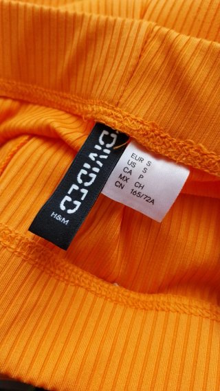Pantalón campana naranja